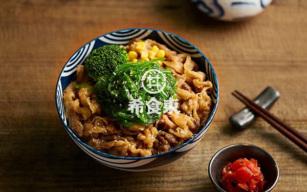 海草牛丼饭