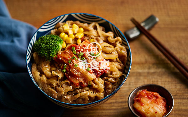 泡菜牛丼饭